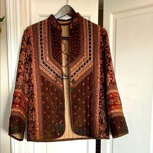 Vintage 70s quilted jacket